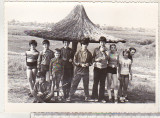 Bnk foto Copii in campingul de la Murighiol, Alb-Negru, Romania de la 1950, Portrete