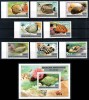 Congo (Kinshasa) 2001, Mi #1584a-1584i, serie + colita, fauna, pesti, supratipar Belgica 2001, MNH. RARE!!!, Natura, Nestampilat