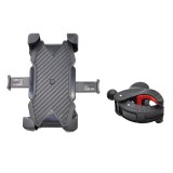 Suport Telefon Bicicleta Rotativ 360&deg; Universal 4.7-6 inch ABS, Montare Ghidon 10-45mm, Trotineta
