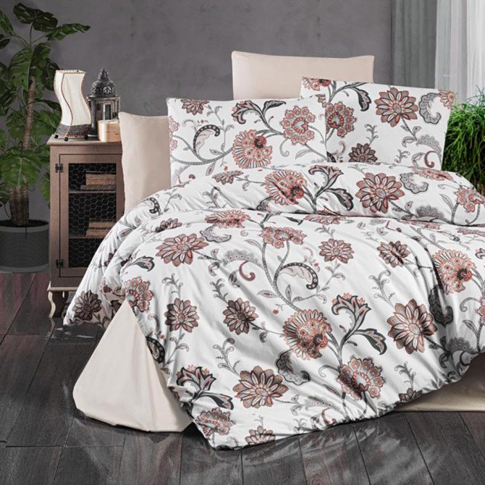 Lenjerie de pat ranforce Clasy king size (RNF_28)