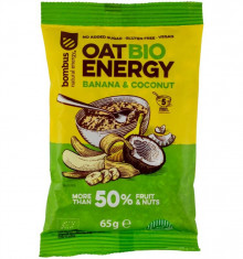 Terci de Ovaz cu Banane si Nuca de Cocos Bio Energy 65 grame Bombus foto