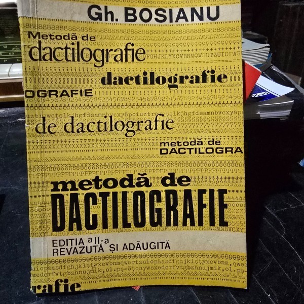 Metoda de dactilografie - Gh. Bosianu
