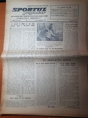 sportul popular 16 decembrie 1954-art. echipa flamura rosie UTA arad campioana foto