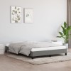 VidaXL Cadru de pat fără saltea, gri &icirc;nchis, 140x190 cm, textil 346713