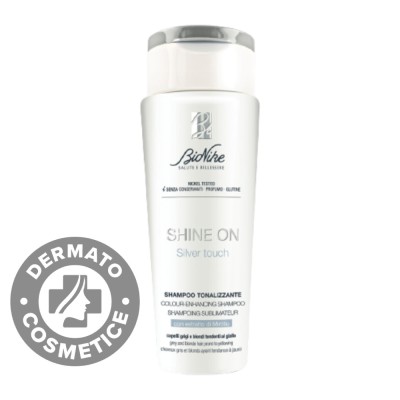 Sampon pentru netezirea galbenului Shine on Silver Touch, 200ml, Bionike foto