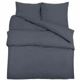 Cumpara ieftin Set cu husa de pilota, antracit, 200x220 cm, bumbac