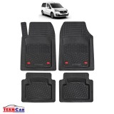 Covorase Auto TeamCar&reg; Tip Tavita Compatibile Peugeot Partner II Tepee (2008-2018) Negru Material Rezistent, Cauciuc