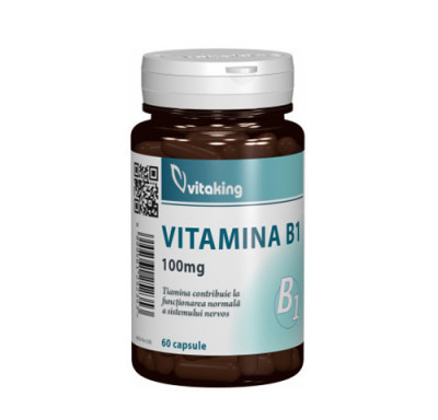 Vitamina B1 (tiamina) 100mg, 60cps, Vitaking foto