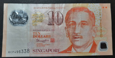 A6554 Singapore 10 dollars ND foto