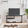 Comoda TV, negru, 103x38x46,5 cm, lemn prelucrat si otel GartenMobel Dekor, vidaXL