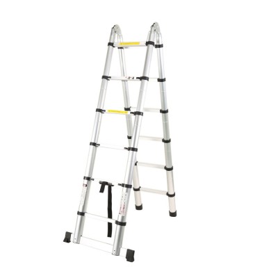 Scara telescopica pliabila din aluminiu, 3.8 m, 150 kg, Geko G02448 foto