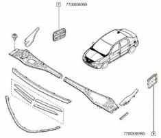 Extractor Aer (Priza Aer Portbagaj) Logan Renault 7700838358 foto