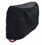Prelata Husa Bicicleta Impermeabila 24-29 inch, 165x100cm, Ripstop, Fixare Velcro, Negru