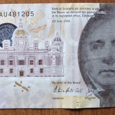 10 pounds / lire 2016, Scoția, polimer