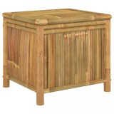 Cumpara ieftin Cutie de depozitare de gradina, 60x52x55 cm, bambus