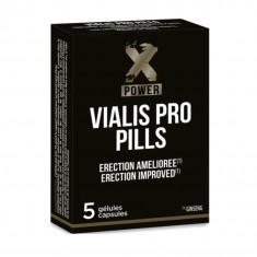 Afrodisiac premium Vialis Pro, XPower, pentru erectie puternica si stimulare libido, 5 capsule