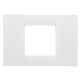Rama Gewiss System GW22102, 2 module, alb, pentru priza / intrerupator