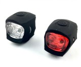 Set 2 lampi far si stop S90 2 led, culoare negru Cod:L247