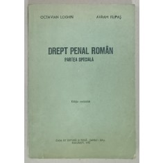 DREPT PENAL ROMAN , PARTEA SPECIALA de OCTAVIAN LOGHIN si AVRAM FILIPAS , 1992 , PREZINTA SUBLINIERI *