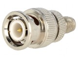 Adaptor BNC tată la SMA mamă aurit