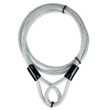 Cablu Antifurt Bicicleta Oxford LockMate 12, 1200mm x 12mm, Otel Inaltă Rezistență, Argintiu