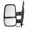 Oglinda exterioara Iveco Daily 05.2006-07.2014 Partea Stanga, sticla Crom Convex, Fara Incalzire, reglare Manuala, 3800401, model scurt, mufa cu 4 ga