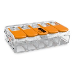 Clema conector fir WAGO 221-415 5x0,2-4mm2 pentru fir flexibil si solid 0.2-4mm2