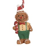 Cumpara ieftin Ornament brad Craciun Turta Dulce polirasina multicolora 3x1x6 cm