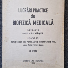 LUCRARI PRACTICE DE BIOFIZICA MEDICALA - Oprean, Telia