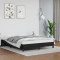 Cadru de pat, negru, 140x200 cm, piele ecologica GartenMobel Dekor