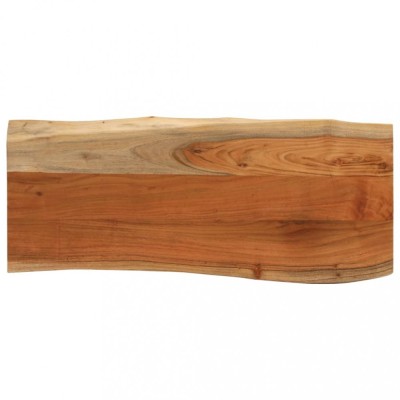 vidaXL Blat masă 80x40x3,8 cm dreptunghiular lemn acacia margine vie 370634 foto