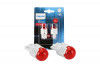 SET 2 BECURI LED EXTERIOR 12V W21/5 RED W3x16Q ULTINON PRO3000 SI PHILIPS