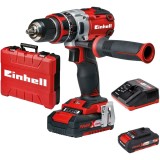 Masina de gaurit si insurubat cu acumulatori, brushless, Einhell Power X-Change TE-CD 18 Li-i BL (2x2,0Ah), 18 V, 60 Nm