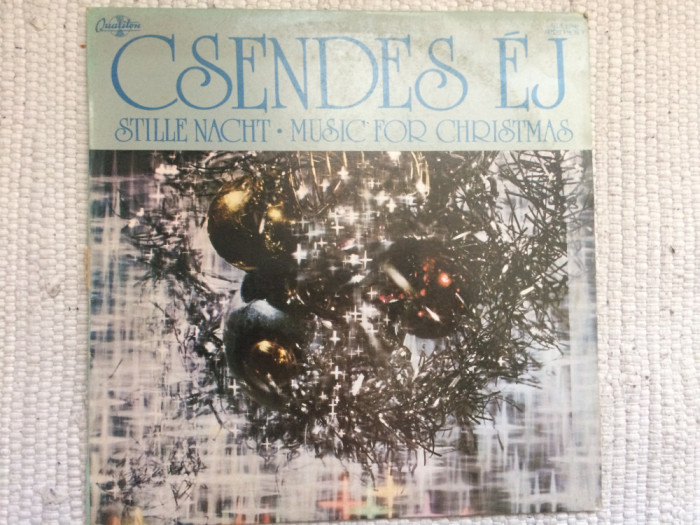 Csendes &Eacute;j Stille Nacht Music For Christmas disc vinyl lp muzica sarbatori 1976