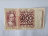 Norvegia 100 Kroner 1977 Rara