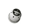 Filtru Aer Sport Universal ALM, Carcasa Gri, 15.5cm, Diametru 8.5cm, Tuning Auto + Colier Prindere