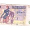 Bancnota Tunisia 20 dinars/dinari 7 noiembrie 1992, circulata, uzata