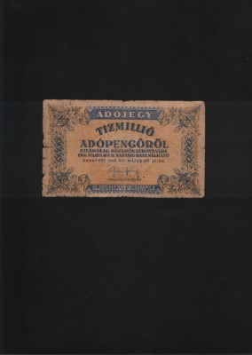 Rar! Ungaria 10000000 10 000 000 zece milioane adopengorol adopengo 1946 uzata foto