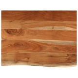 Cumpara ieftin Blat de baie, 80x60x3,8 cm, dreptunghiular, lemn masiv acacia