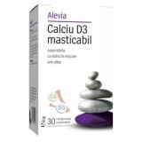 CALCIU D3 MASTICABIL 30CPR, Alevia