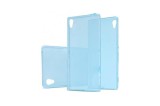 Cumpara ieftin Husa Silicon Sony Xperia Z4 Z3+ Clear Blue Ultra Thin