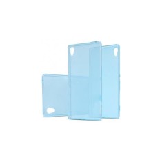 Husa Silicon Sony Xperia Z4 Z3+ Clear Blue Ultra Thin