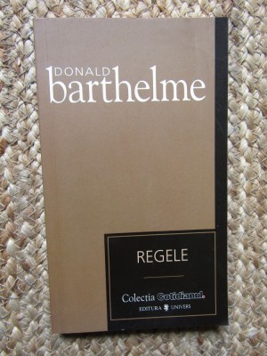 REGELE-DONALD BARTHELME foto