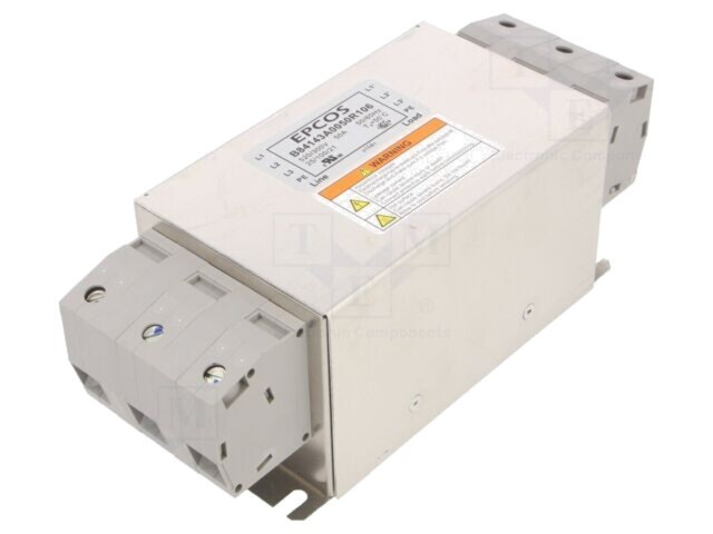Filtru anti-interferen&Aring;&pound;e trifazic EPCOS 520VAC 50A Ir: 3,4mA