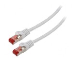 Cablul Patch S/FTP 6 litat LSZH gri 1m 26AWG, Lanberg