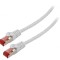 Cablul Patch S/FTP 6 litat LSZH gri 1m 26AWG