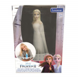 Lampa 3D, Lexibook, cu efecte luminoase, Disney Frozen, 13 cm