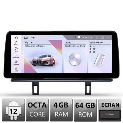Navigatie dedicata Edotec BMW Seria 1 E87 2003-2008 masini cu ecran color CIC Android ecran 10.25&quot; 4+64 4G BT CarStore Technology