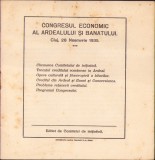 HST A430 Chemare 1935 Congresul Economic al Ardealului și Banatului