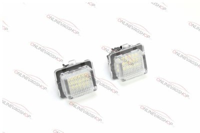 Set lampa LED numar MERCEDES BENZ W204, W205 W216, W218,W212, W221 foto